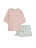 Cotton Modal Printed Shortie Set