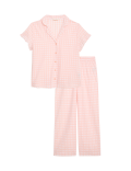 Pure Cotton Gingham Pyjama Set
