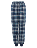Cotton Checked Pyjama Bottoms