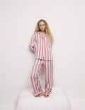 Dream Satin™ Striped Pyjama Set
