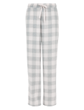 Cotton Checked Pyjama Bottoms