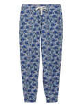 Cotton Floral Cuffed Pyjama Pants