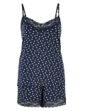Heart Print Camisole Pyjama Set