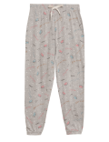 Cotton Printed Cuff Jogger