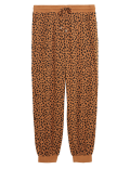 Cosy Knit Lounge Cheetah Cuff Joggers