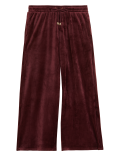 Flexfit&trade; Velour Lounge Wide Leg Pant