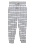 Cosy Knit Lounge Striped Cuff Joggers