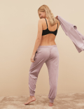 Flexifit&trade; Velour Lounge Rib Cuffed Pants