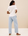 2pk Pure Cotton Pyjama Bottoms