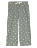Cotton Blend Waffle Pyjama Bottoms