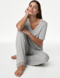Body Soft&trade; Lace Trim Pyjama Bottoms