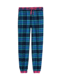 Pure Cotton Checked Pyjama Bottoms