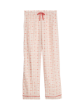Cotton Rich Checked Heart Pyjama Bottoms