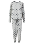 Glitter Star Print Pyjama Set