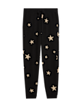 Star Print Cuffed Hem Pyjama Bottoms