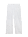 Pure Cotton Floral Check Pyjama Bottoms