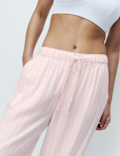 2 Pack Twill Wide Leg Pyjama Bottoms
