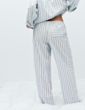Pure Cotton Cambric Striped Pyjama Bottoms