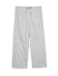 Pure Cotton Cambric Striped Pyjama Bottoms