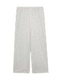 Pointelle Wide Leg Lounge Bottoms