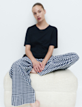 2 Pack Pure Cotton Printed Pyjama Bottoms