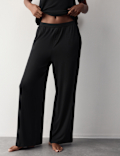 Modal Rich Wide Leg Pyjama Bottoms