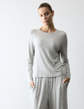 Modal Rich Long Sleeve Pyjama Top