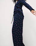Cool Comfort™ Printed Ribbed Pyjama Set