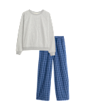 SUPERSOFT SWEATSHIRT AND DEVON CHECK PJ