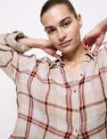 Pure Cotton Checked Pyjama Set
