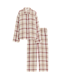 Pure Cotton Checked Pyjama Set