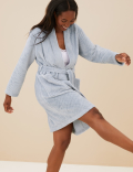 Fleece Short Dressing Gown
