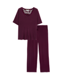 Viscose Lace Pyjama Set