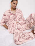 ANIMAL PRINT SLUB CAMBRIC LSLL REVERE