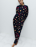 Pure Cotton Family Christmas Food Pyjama Set