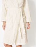 Supersoft Textured Kimono Dressing Gown