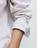 Pure Cotton Striped Shortie Set