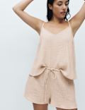 Muslin Cami Shortie Pyjama Set