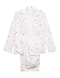 Cotton Rich Seersucker Printed Pyjama Set