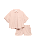 Pure Cotton Muslin Shortie Pyjama Set