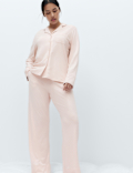 Cotton Modal Printed Revere Pyjama Set
