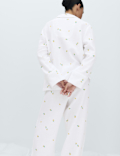 Muslin Printed Revere Pyjama Set