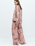 Pure Cotton Poplin Zebra Revere Pyjama Set