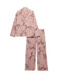 Pure Cotton Poplin Zebra Revere Pyjama Set