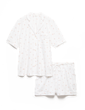 Cotton Modal Ditsy Revere Shortie Set