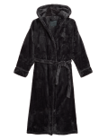 Fleece Hooded Dressing Gown