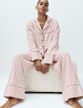 Pure Cotton Striped Christmas Family Pyjamas