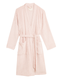 Fleece Ribbed Dressing Gown
