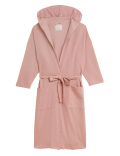 Jersey Waffle Long Dressing Gown