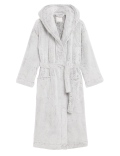 Fleece Hooded Dressing Gown